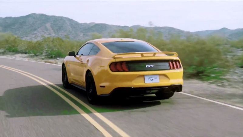 Trasera Ford Mustang 2017