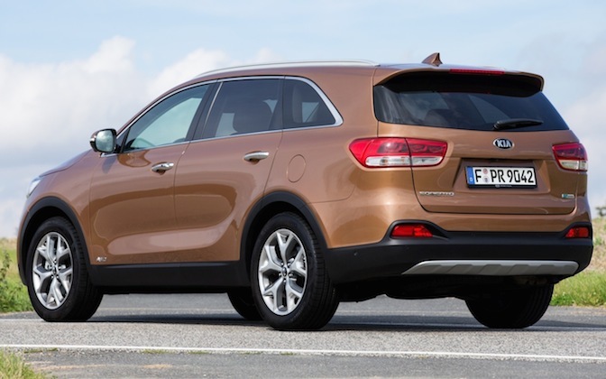 Trasera Kia Sorento 2017