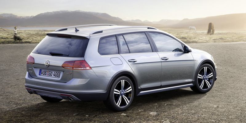 Trasera Volkswagen Golf AllTrack 2017