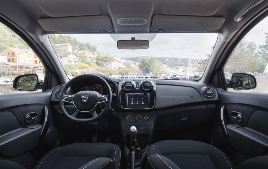Interior del Dacia Sandero 2017