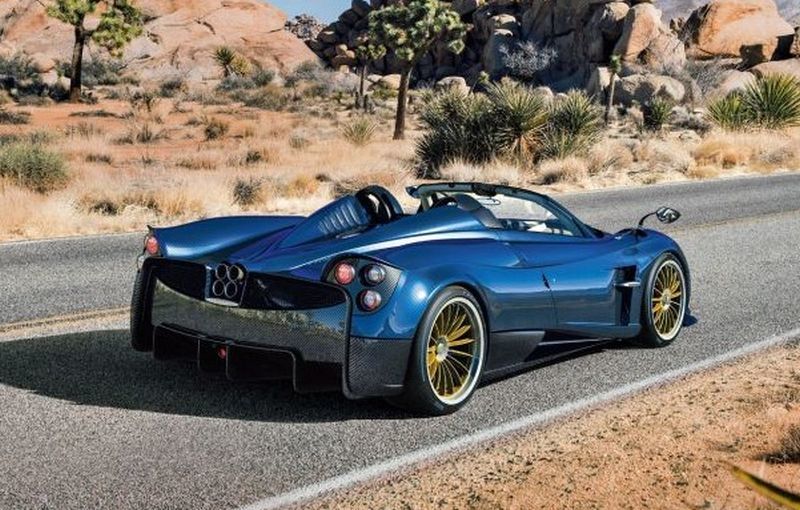 Trasera Pagani Huayra Roadster