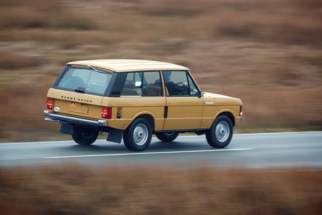 Trasera Range Rover clásico