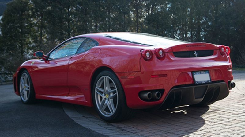 Trasera Ferrari F430 de Donald Trump