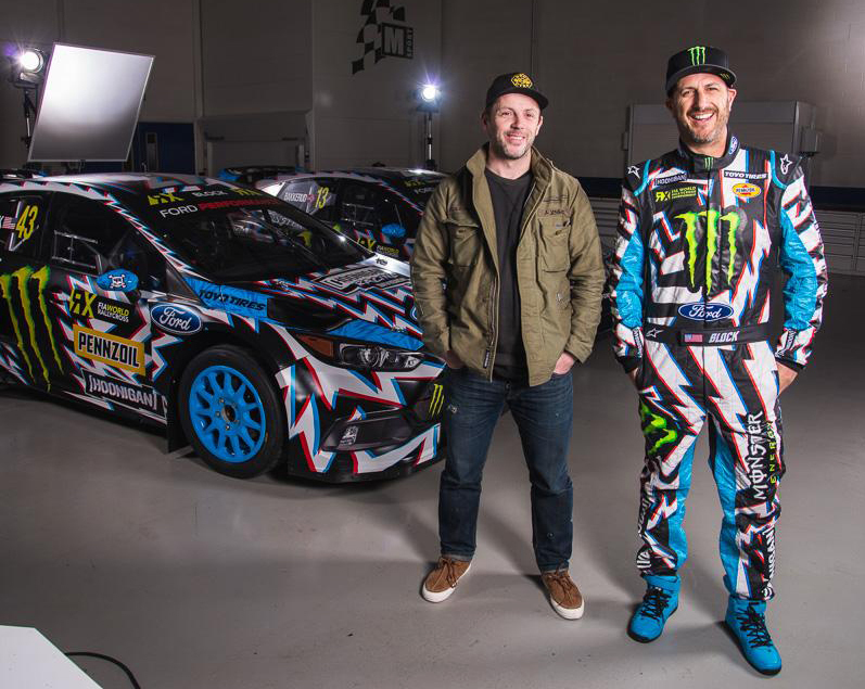 Ken Block y Andreas Bakkerud, pilotos oficiales Ford RallyCross