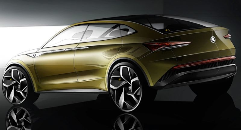 Trasera Skoda Vision E