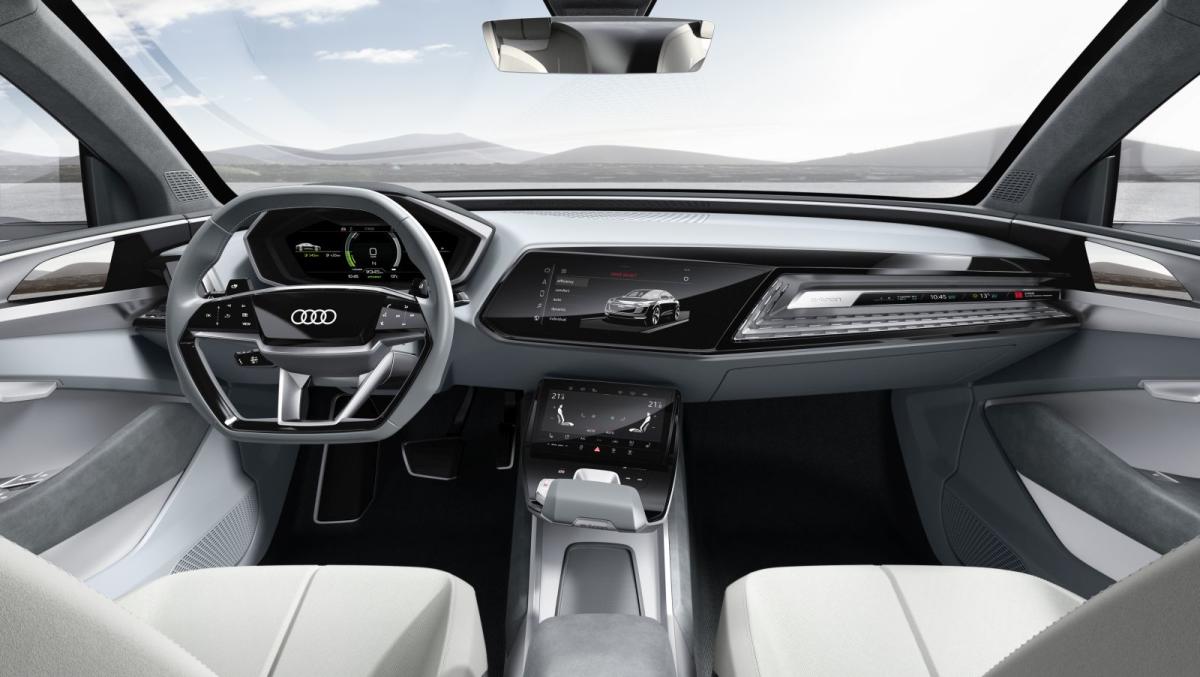 Interior Audi e-tron Sportback Concept