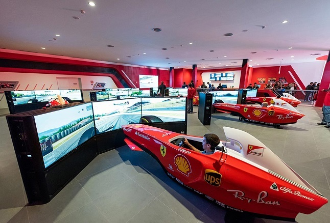 Ferrari Land simuladores
