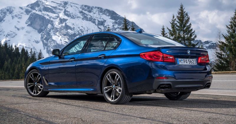 Trasera BMW M550i xDrive