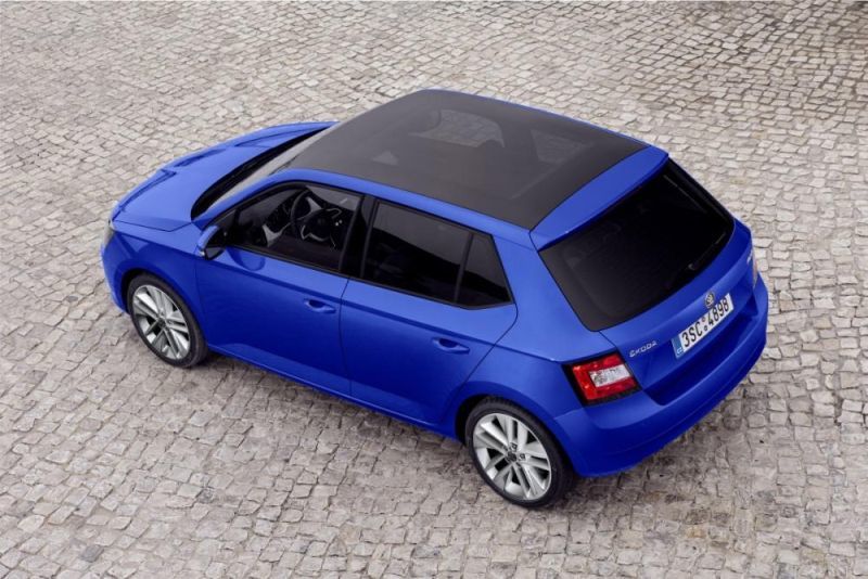 Trasera Skoda Fabia 2017