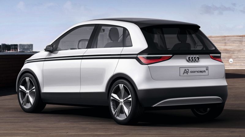 Trasera coche urbano autónomo Audi 2021