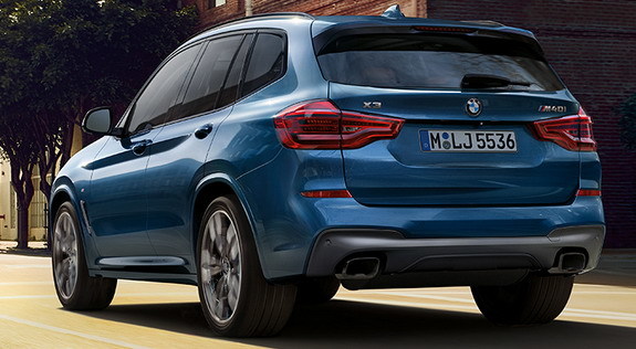 Trasera BMW X3 2018