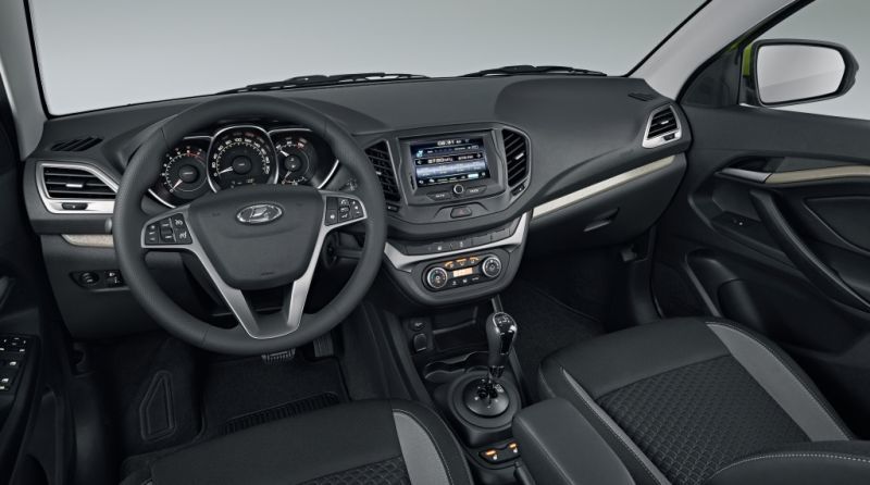 Interior Lada Vesta SW y SW Cross