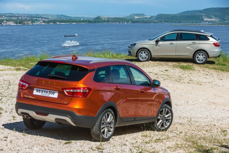 Trasera Lada Vesta SW y SW Cross