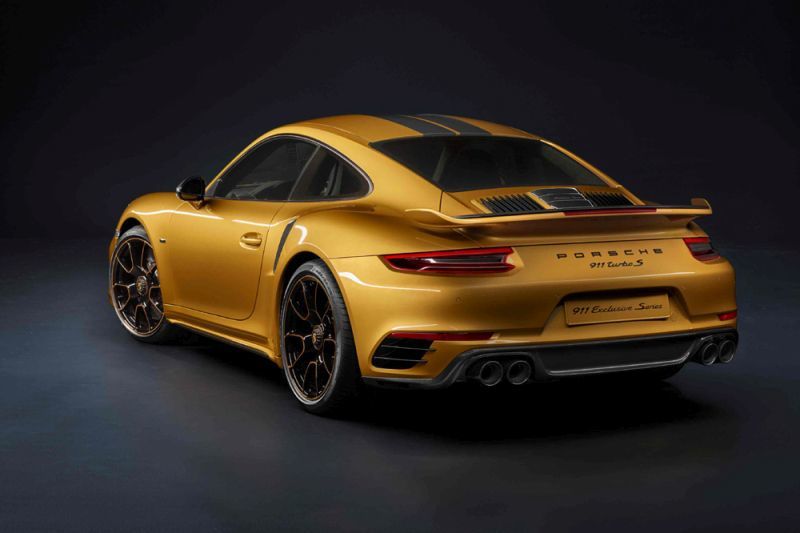 Trasera Porsche 911 Turbo S Exclusive Series