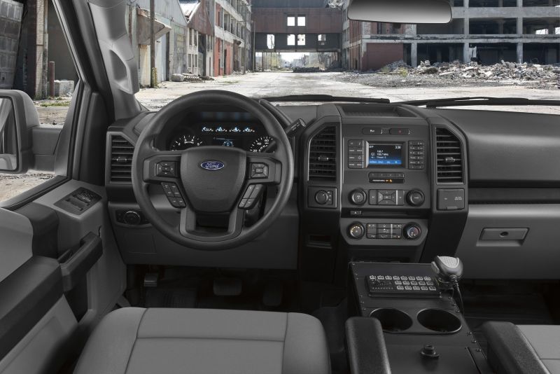 Interior Ford F-150 Police Responder