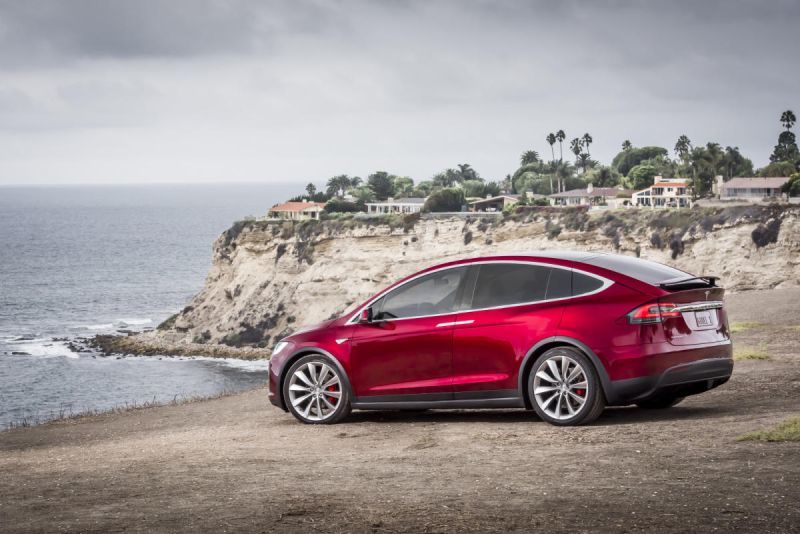 Trasera Tesla Model X