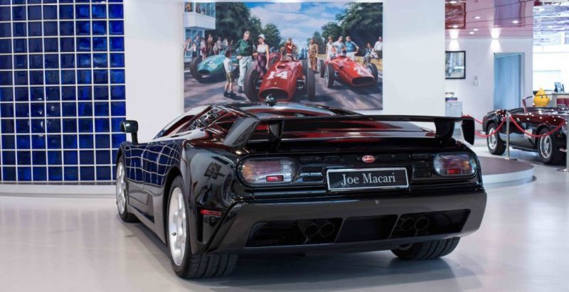 Trasera Bugatti EB110 SS Dauer