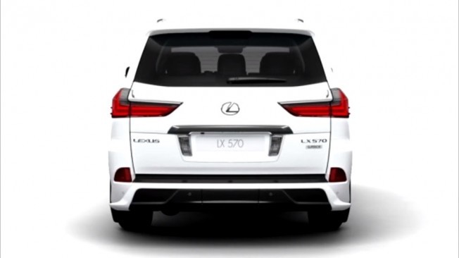 Trasera Lexus LX 570 2018