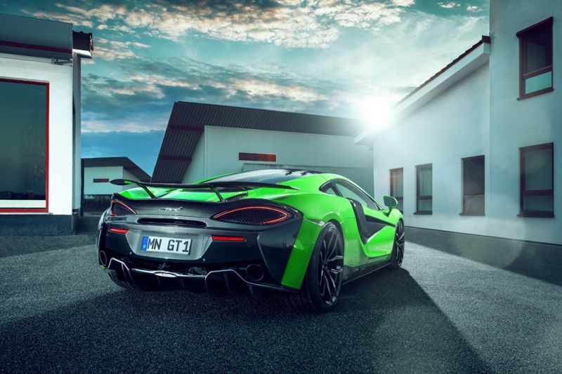 Trasera McLaren 570S preparado por Novitec