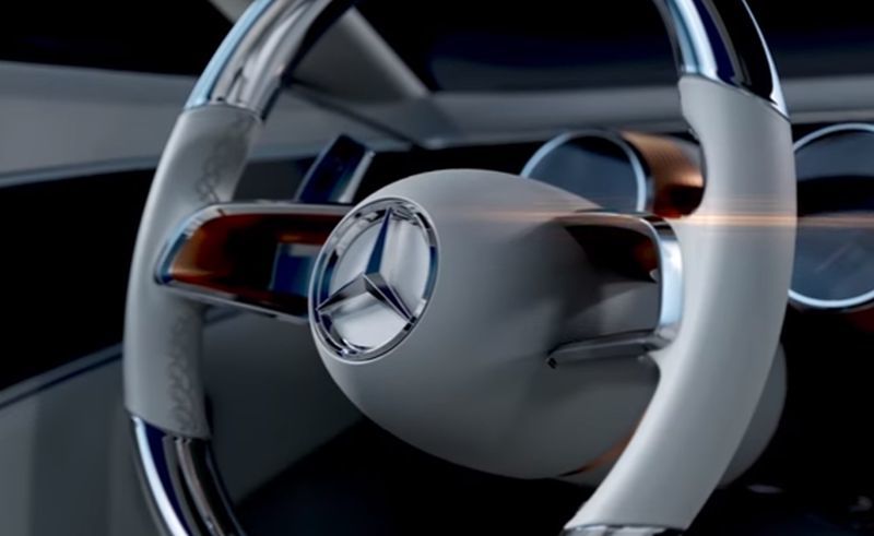 Teaser del interior del Mercedes-Benz que se presentará en Pebble Beach 2017