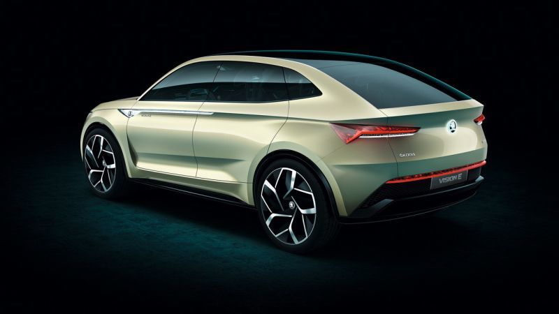 Trasera Skoda Vision E