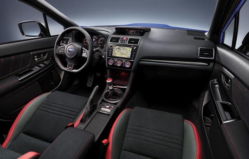 Interior Subaru WRX STI 2018