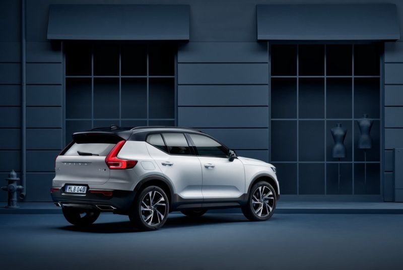 Trasera del Volvo XC40