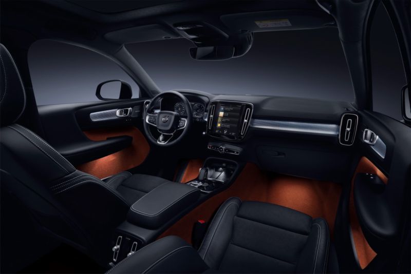 Interior del Volvo XC40