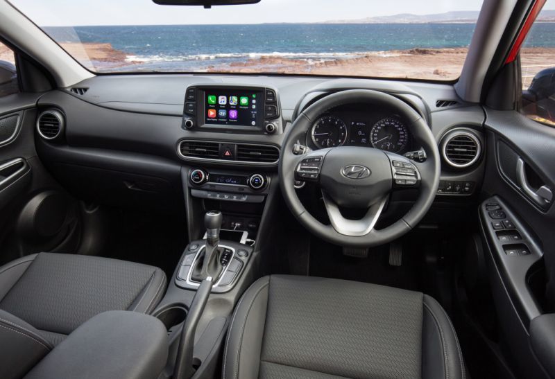 Interior del Hyundai Kona