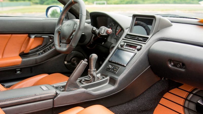 Interior del Honda NSX fabricado en el año 1991