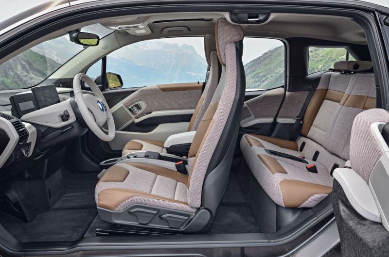 Interior del BMW i3 2018