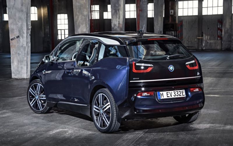 Trasera del BMW i3 2018