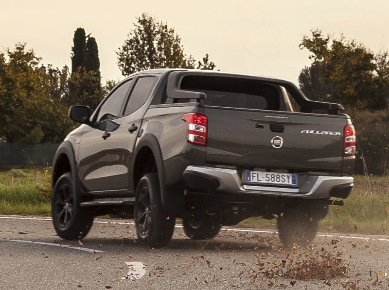 Trasera del Fiat Fullback Cross