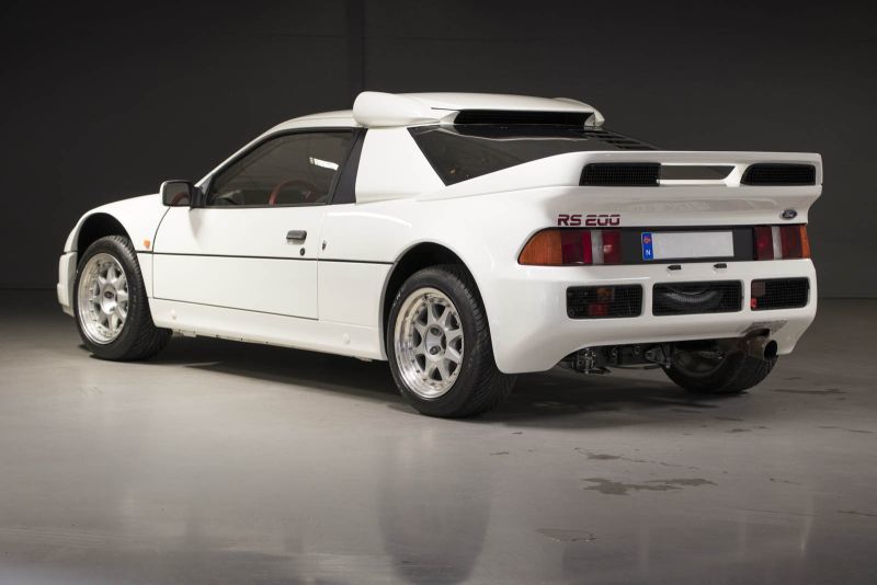 Trasera del Ford RS200 Evo