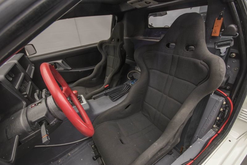 Interior del Ford RS200 Evo