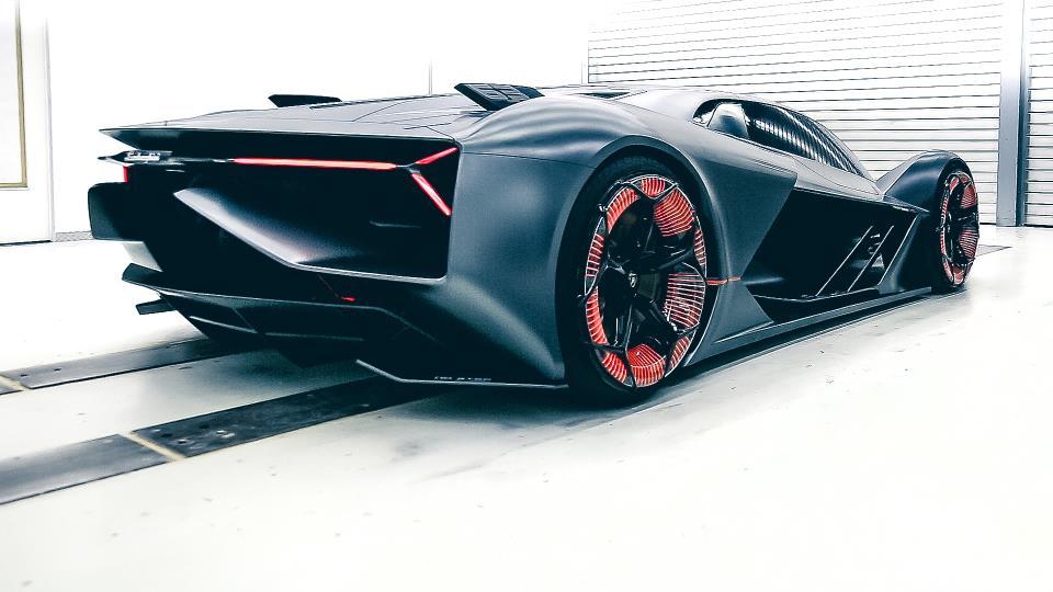 Trasera del Lamborghini Terzo Millennio