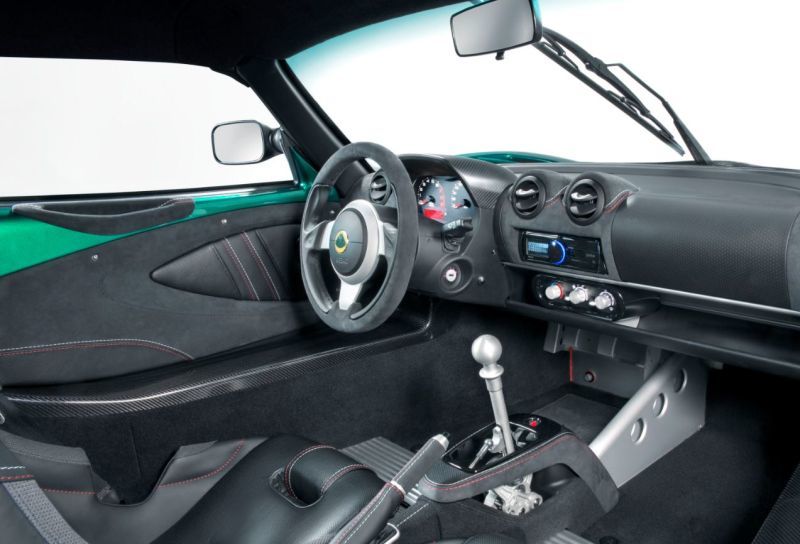 Interior del Lotus Exige Cup 430