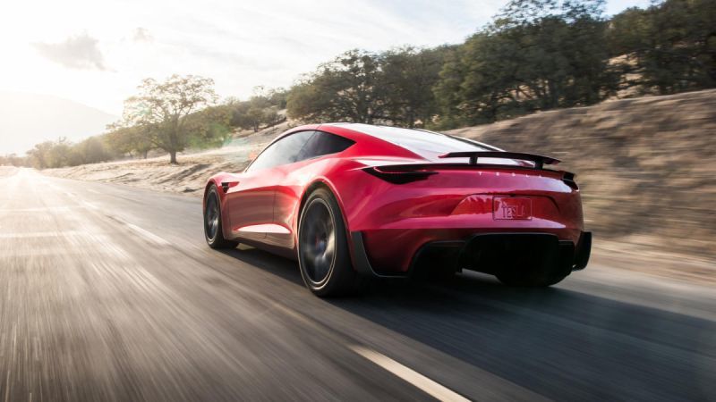 Trasera Tesla Roadster