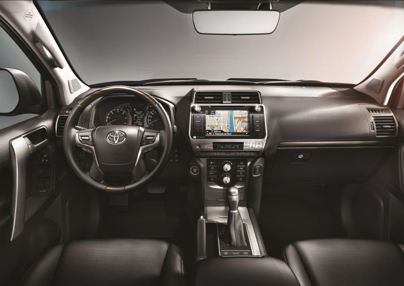 Interior del Toyota Land Cruiser 2018