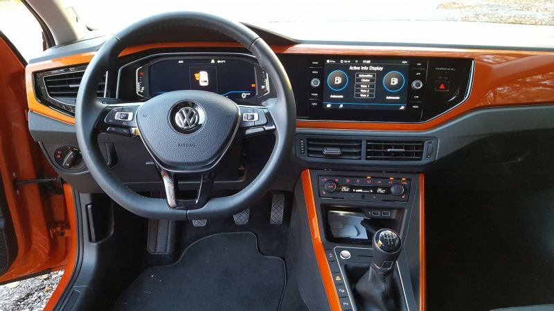 Interior del Volkswagen Polo 2017