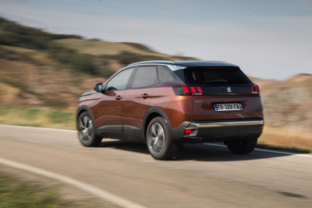 Trasera del Peugeot 3008 2017