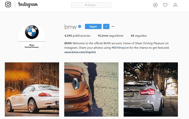 BMW Instagram