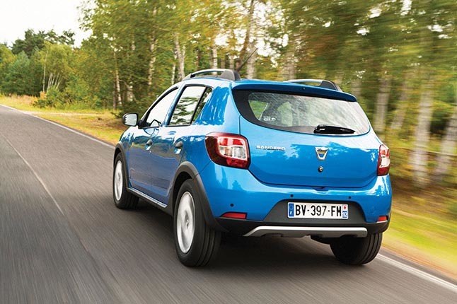 Trasera del Dacia Sandero