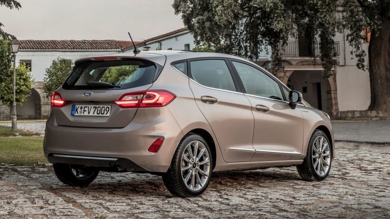 Trasera del Ford Fiesta Vignale