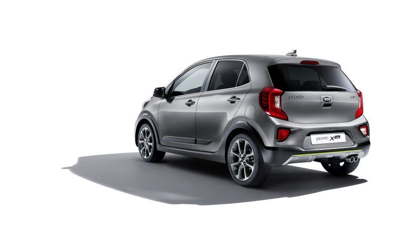 Trasera del Kia Picanto X-Line