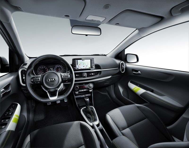 Interior del Kia Picanto X-Line