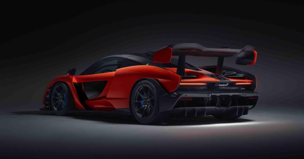 Trasera del McLaren Senna