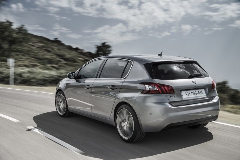 Trasera del Peugeot 308 2017