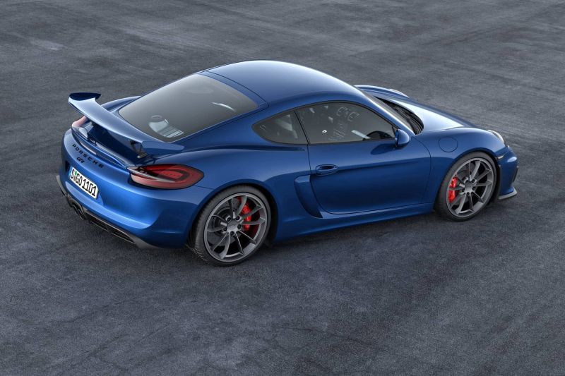Trasera del Porsche Cayman