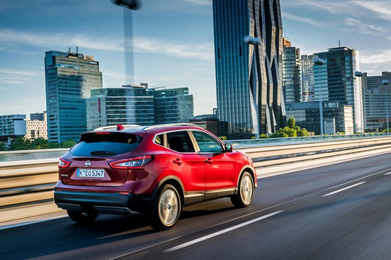 Trasera del Nissan Qashqai 2017